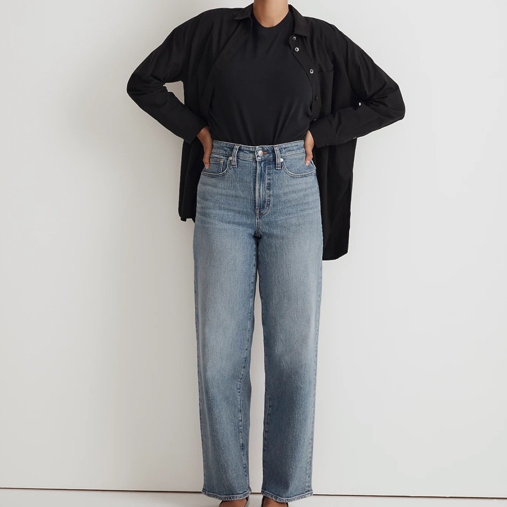 Madewell The Curvy Perfect Vintage Wide-Leg Jean Sz 25